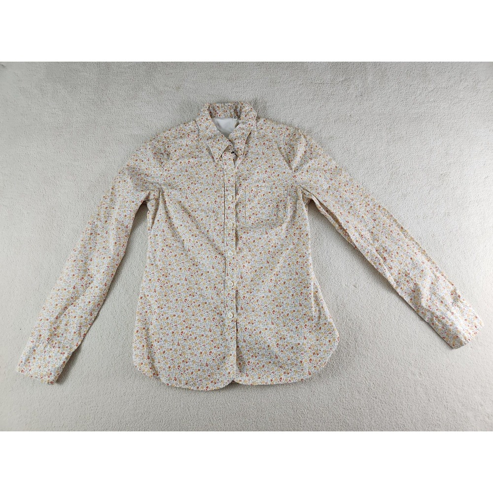 Womens G1 Shirt Floral Blouse Button Down Boho Size XSmall  12.4 91